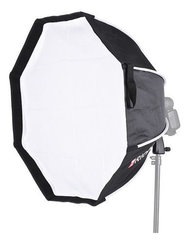 Softbox Octogonal Plegable Para Flashes De Zapata 90cm 0