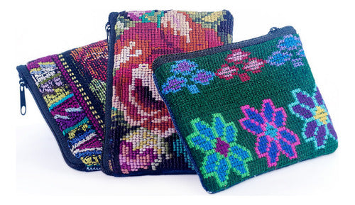 Generic Embroidered Wallet from Guatemala with Zipper 5