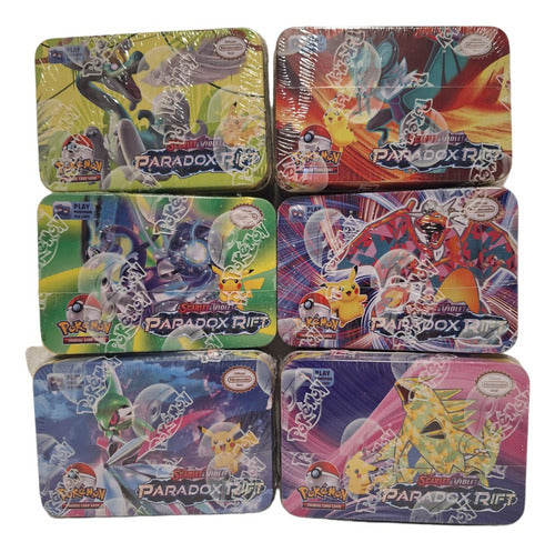 Pokémon Scarlet & Violet Paradox Rift Collectible Tin Set 0