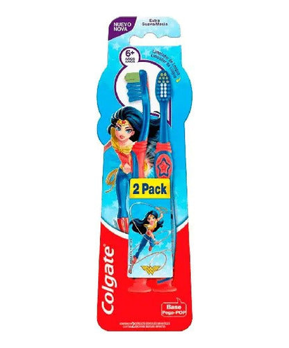 Colgate Smiles 6+ Justice League Toothbrush Set of 2 0