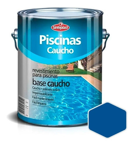 Sinteplast Piscinas Caucho Piletas Protec Superficie | 4L 1