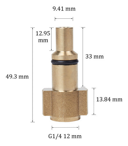 Kit Engate G-2sm 1/4 Pol. Adaptador Wap Líder 2200 3