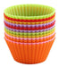 Levys Bazar Reusable Silicone Muffin Cups X12 For Oven & Microwave 0