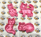 Cortantes Gatos Gatitos Galletitas Reposteria Fondant X 04 U 1