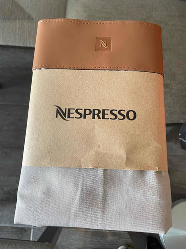 Nespresso Beige Apron with Leather Details One Size New 1
