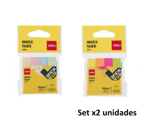 Set Banderitas Señaladores Papel / 2 Unidades 1