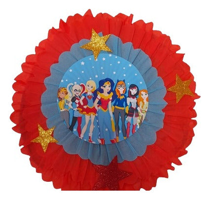 3deseosuy Piñata Super Heroes Girls Piñatas Heroes Chicas Cotillon 1