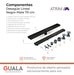 Atrim Linear Drainage Grate Aqua 70cm Classic Black 2 In 1 5