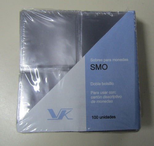 VK Smo 100 Plastic Sleeves with Card Protectors for Coins 7