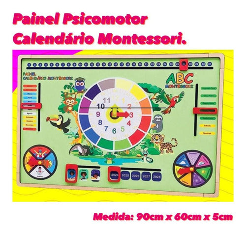 Painel Psicomotor - Atividades - Diárias - Montessoriano 6