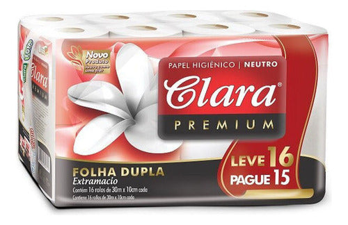 Clara Paqueton Papel Higienico Max 16 Rollos 0