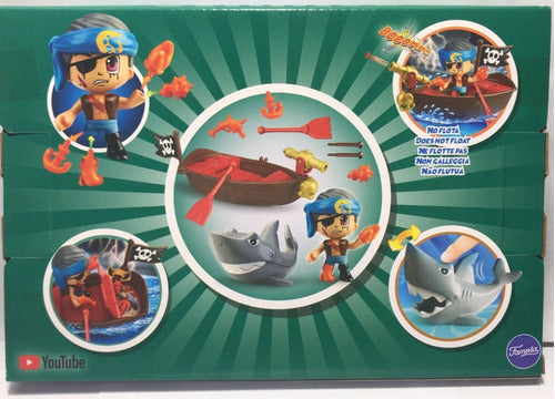 Pinypon Action Pirate Boat with Figure and Shark 15587 2