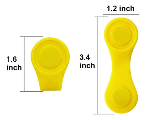 Myartte Silicone Golf Ball Marker Hat Clip Cierre Magnético 1