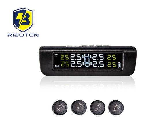 Riboton Monitoreo Tpms Presión Y Temp Llantas Neumáticos Auto C241 2