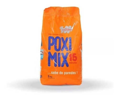 Poxipol Poximix Para Exterior Sellador Repara Rellena Grietas 5 Kg 0