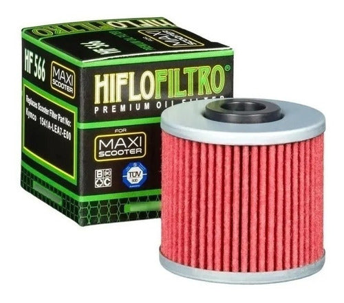 Filtro Aceite Hiflo Hf 566 People Downtown 200 300 Fas Motos 0