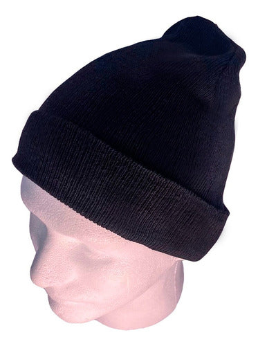 Plain Black Wool Winter Hat Unisex for Cold Winter HW-041 2