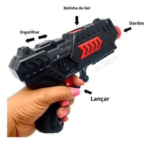 2-in-1 Dart and Gel Bullet Gun for Kids 2