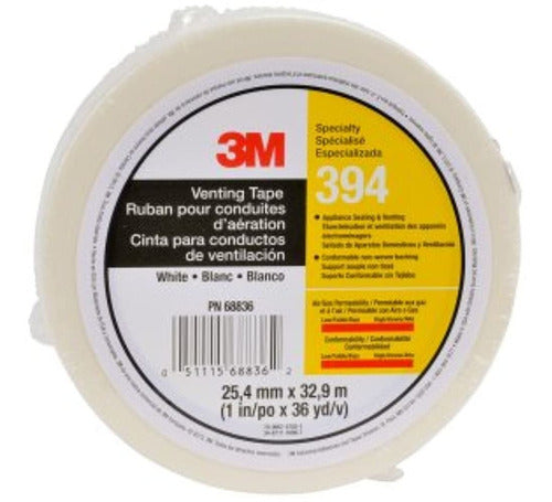 3m 394 Cinta De Ventilacion Color Blanco Blanco 1 2