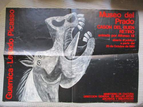 Afiche Museo Del Prado 1981 'guernica Legado Picasso' 55x38 0