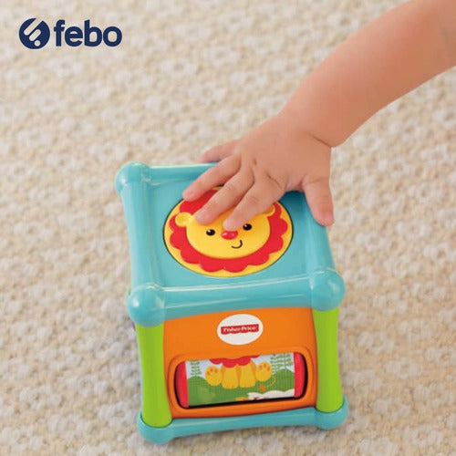 Fisher-Price Baby Toy Activity Cube Animal Fun Febo 4