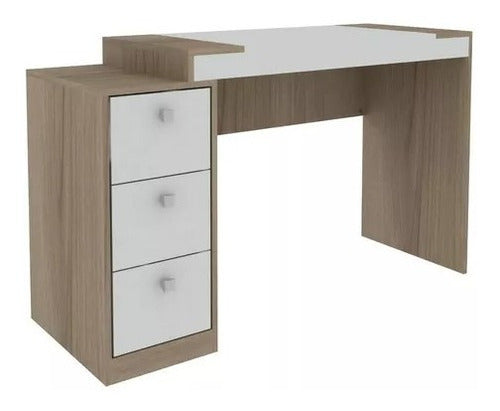 Móveis Sul Modern Desk with 3 Drawers for Office PC - Casahogar 1