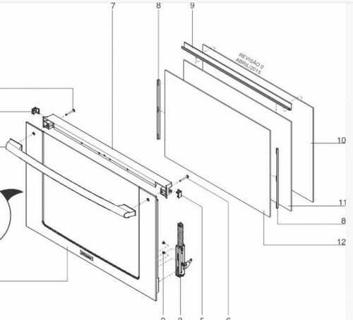 Vidro Interno Do Forno Icon Pnc Final 401 1 Ano Garantia 1