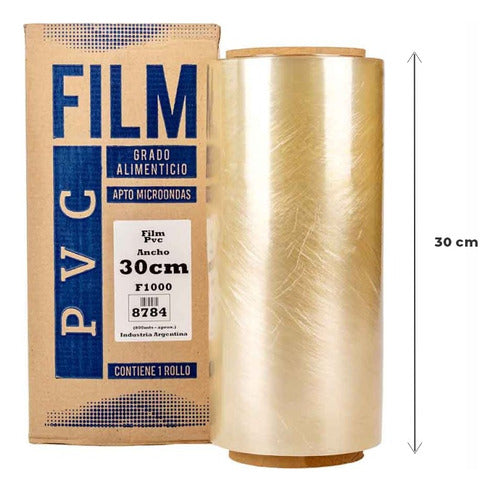 Film Alimenticio Industrial Pvc (30cm X800 Metros) 2