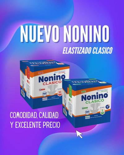 Nonino Plus Elastizado Diapers G (Large) X 80 Units 1