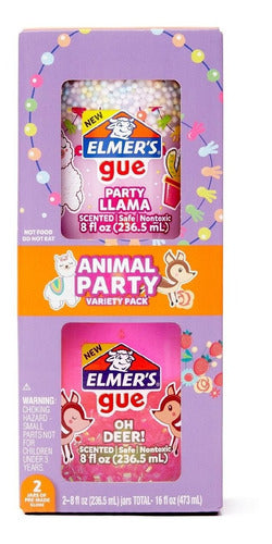 Elmer's Kit - Pack X2 - Slime Gue Animal Party 236ml 0