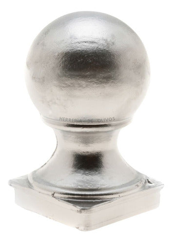 Aluminum Column Sphere Ornament for 80x80 Square Pipe 0