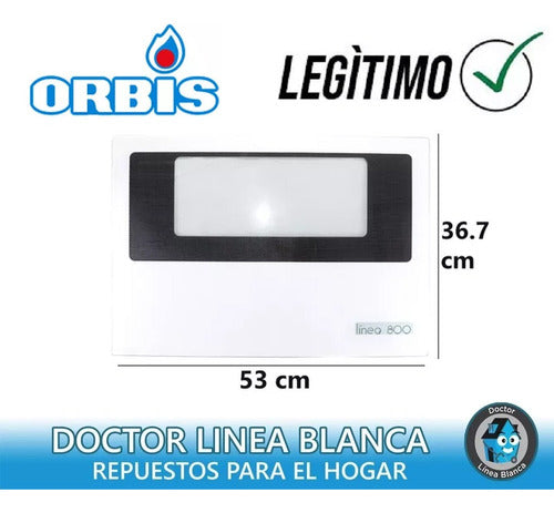 Orbis Vidrio Visor P/ Cocina Gala L-800 36,7 X 53 Cm 1