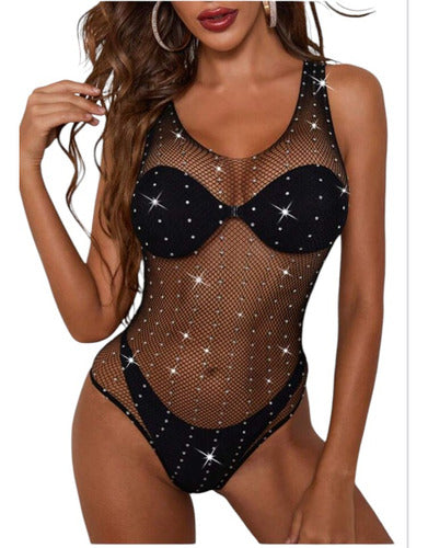 Sirianna.ok Delicate Strass Bodysuit 0