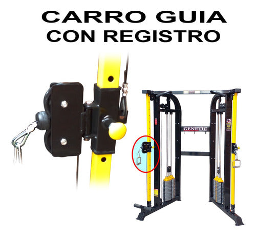 2 Double Action Regulation Registers Gym 86mm Genetic 25
