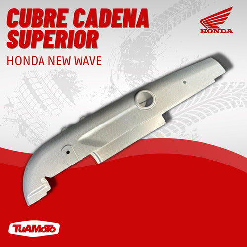 Silver Lower Chain Cover for Honda New Wave 2013-2017 2