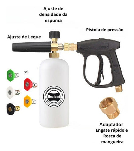 Snow Foam Pistola Wap Profissional Engate Rápido Pistola 1