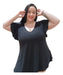 PLOX Tienda Oficial Evasee Morley T-Shirt Plus Size 10 to 14 3