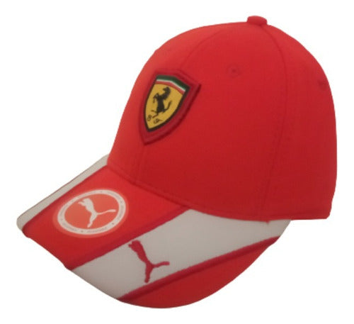 Puma Red Premium Adjustable F1 Team Cap 0