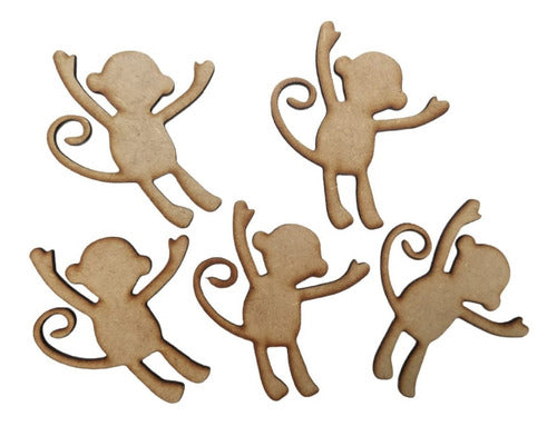 MDF 10 Animal Figures 15cm Fibrofacil Shapes 0