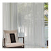 Jean Cartier Premium Voile Curtains Set with Ruched Heading Tape - White/Natural 4
