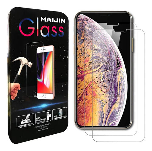 Compatible Con Láminas Protectoras Pantalla Iphonexs Max, 2) 0