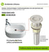 Drain Plug and Siphon for Overflow-Free Sinks - 100% Bronze 4