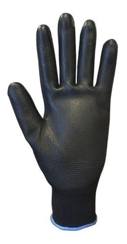 Gamisol Pack Polyester Gloves PU Coated Ventilated Back X 12 - Ulv 2