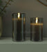 LED Flickering Candle with Glass Stand 2