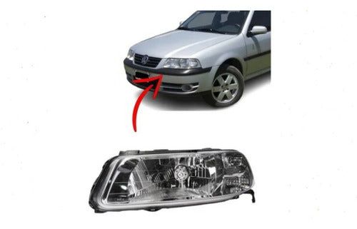 LAM Optica Vw Gol Country 99 05 Izquierdo Difusor Lam 0