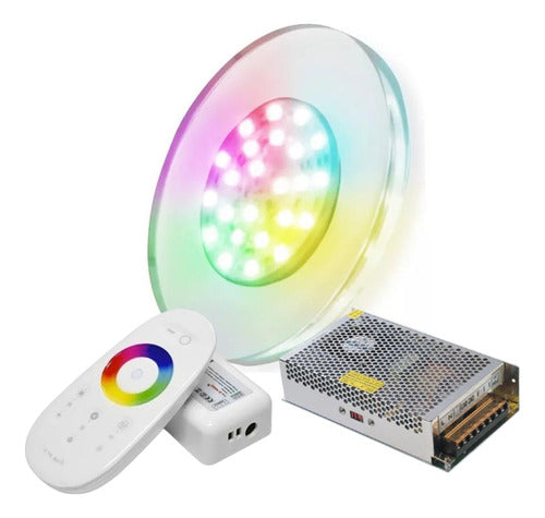 Complete Kit 1 RGB Acrylic Pool Lights 0