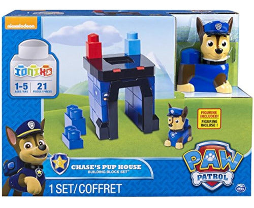 Paw Patrol - Ionix Jr. - Chase's Pup House - Building Blocks Set 2