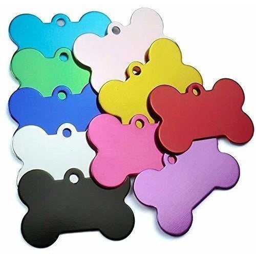 Yiwoo 30pcs Pet ID Tag Bone Shape 1