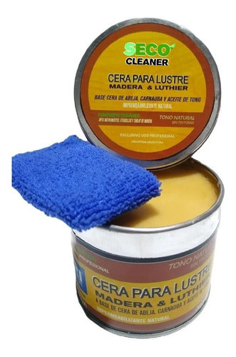 Cera Lustre 350cc Tabla Madera Utensilio Carnaúba Abeja Tung 0