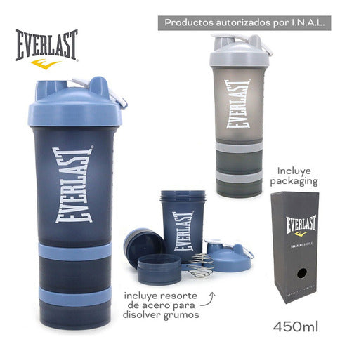 Everlast Protein Mixer Bottle All In One Spout 7